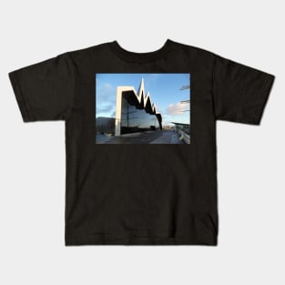 Scottish Photography Series (Vectorized) - Riverside Museum, Glasgow Kids T-Shirt